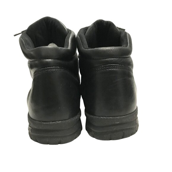 RED WING Mens Soft Toe Lace Up Work Boot Black Leather Size 13 - Picture 3 of 12